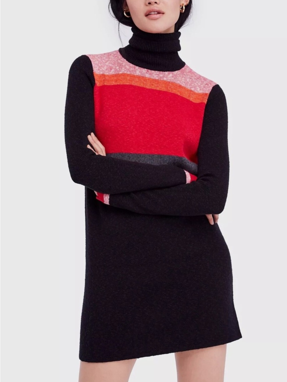 Free People Winter Break Sweater Dress